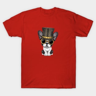 Steampunk French Bulldog Puppy T-Shirt